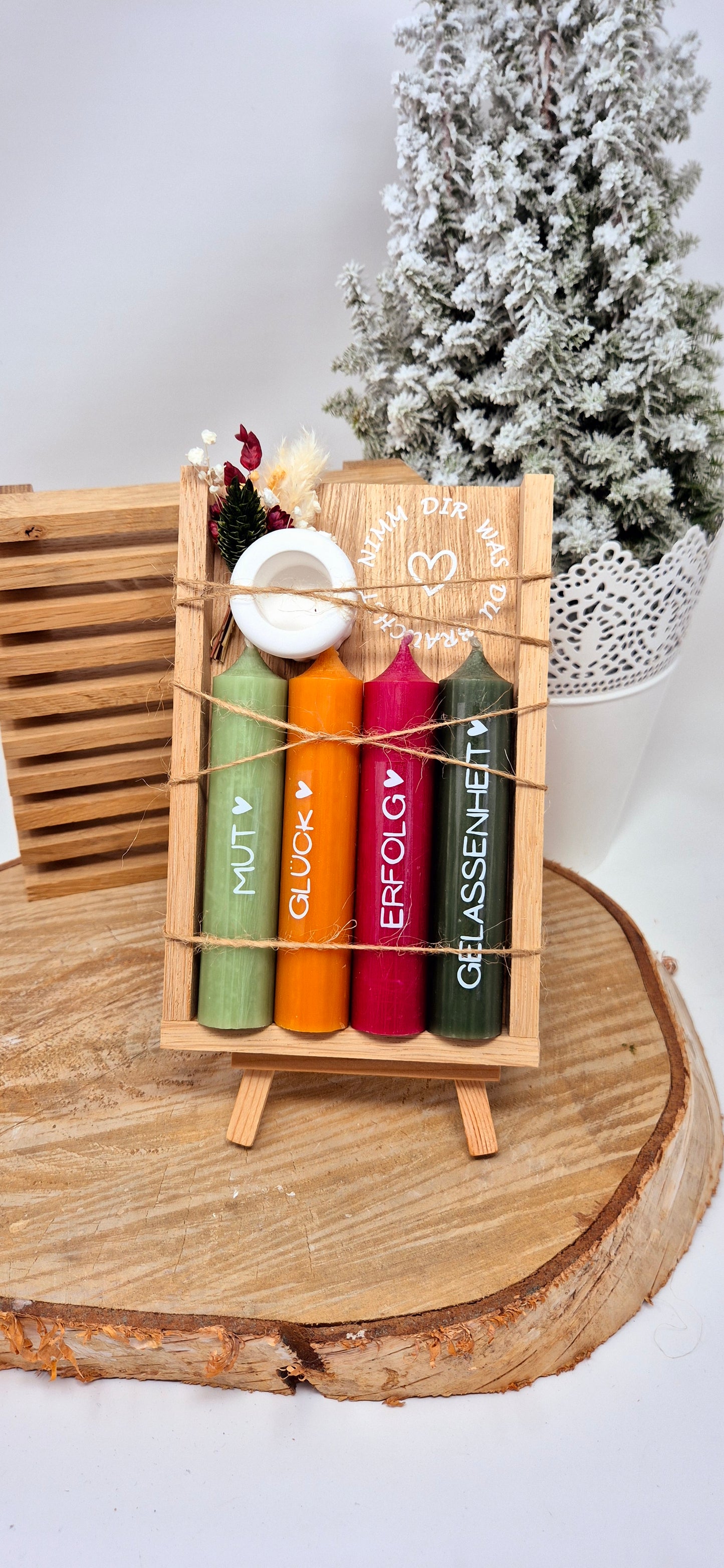 Nimm dir was du brauchst Kerzen / Kerzenset / Kerzenbox / Kerzen Geschenkset