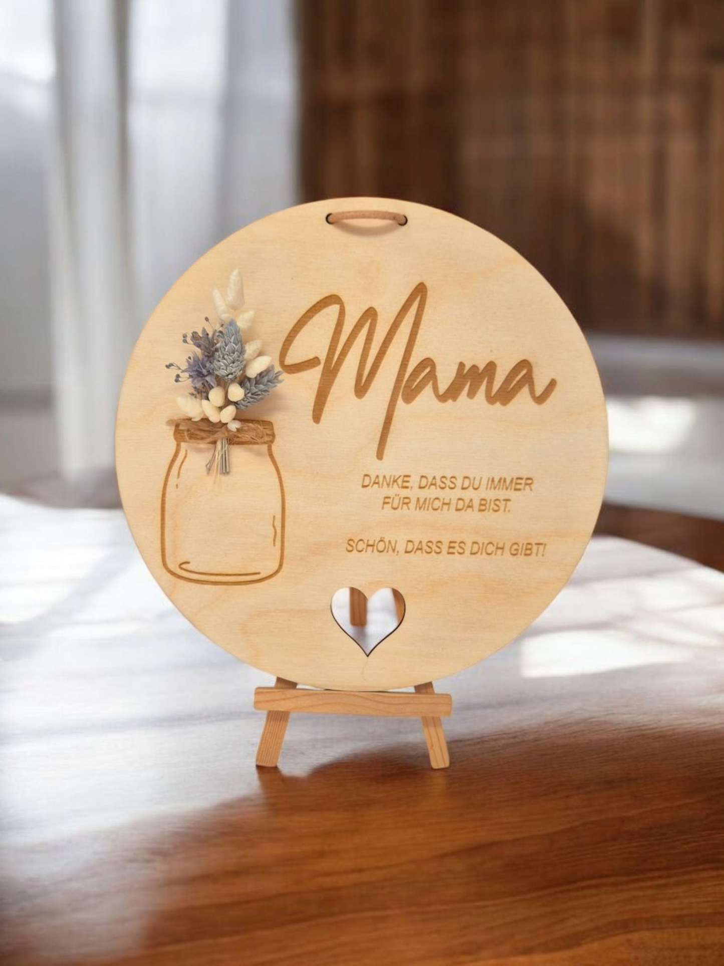 Muttertag Holzschild Mama | Muttertag | Personalisierbar | Dekoratives Geschenk | mit Wunschgravur | Geschenk für die Liebsten |Dekoschild |Geburtstag