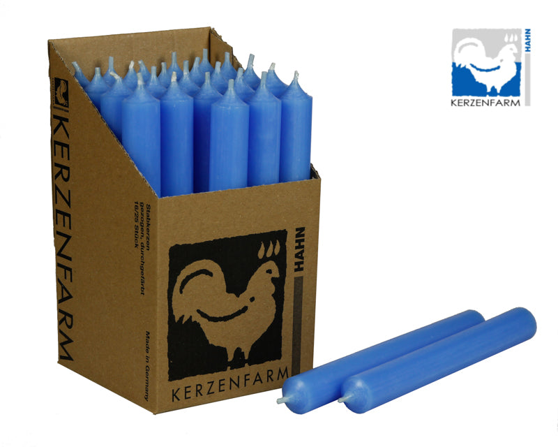 Kerzen, Stabkerzen aus Paraffin, 180/22 mm, KERZENFARM HAHN,