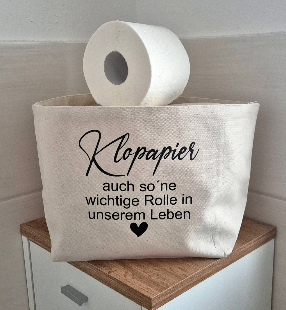 Aufbewahrungskorb Klopapier Dekoration Geschenk für Camper Klopapierhalter Toilletenpapierkorb Dekoration Bad