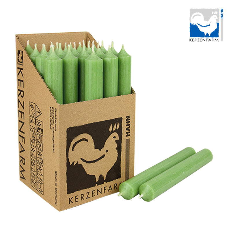 Kerzen, Stabkerzen aus Paraffin, 180/22 mm, KERZENFARM HAHN,