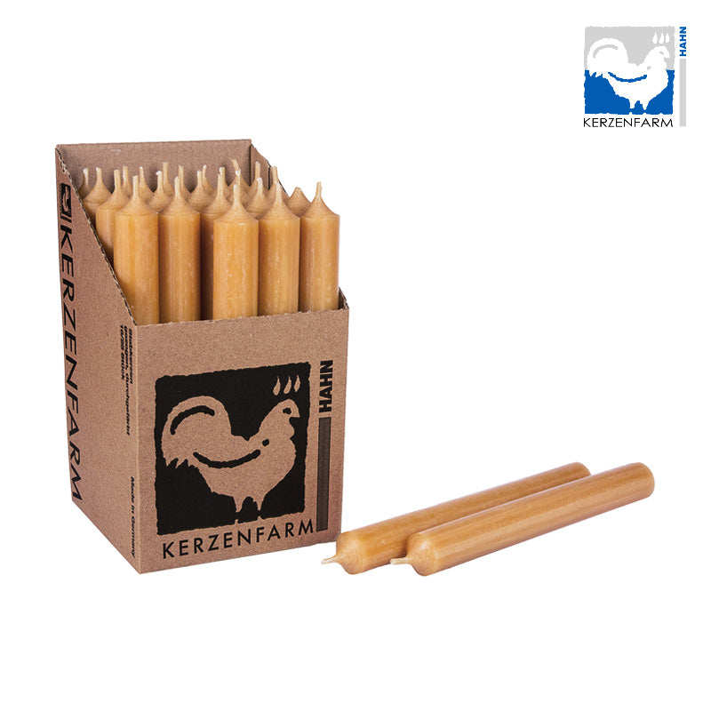 Kerzen, Stabkerzen aus Paraffin, 180/22 mm, KERZENFARM HAHN,