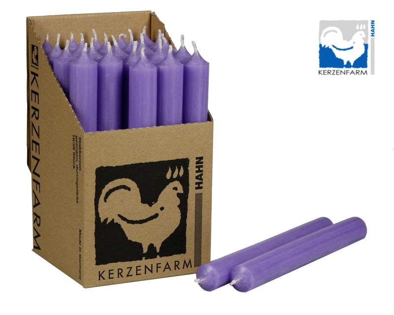 Kerzen, Stabkerzen aus Paraffin, 180/22 mm, KERZENFARM HAHN,