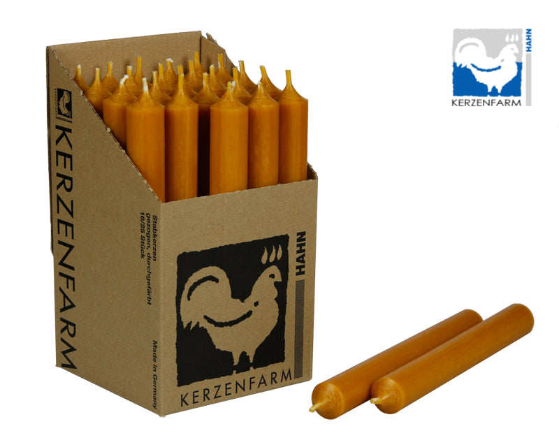 Kerzen, Stabkerzen aus Paraffin, 180/22 mm, KERZENFARM HAHN,