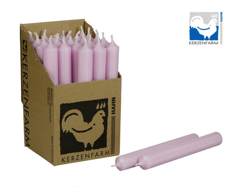 Kerzen, Stabkerzen aus Paraffin, 180/22 mm, KERZENFARM HAHN,