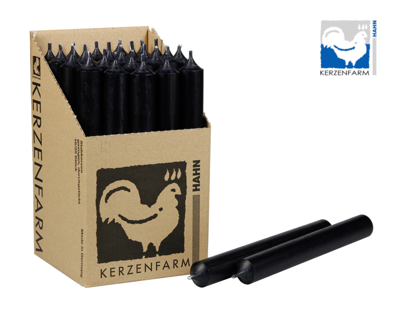 Kerzen, Stabkerzen aus Paraffin, 180/22 mm, KERZENFARM HAHN,