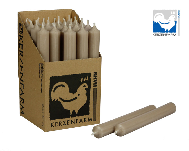 Kerzen, Stabkerzen aus Paraffin, 180/22 mm, KERZENFARM HAHN,