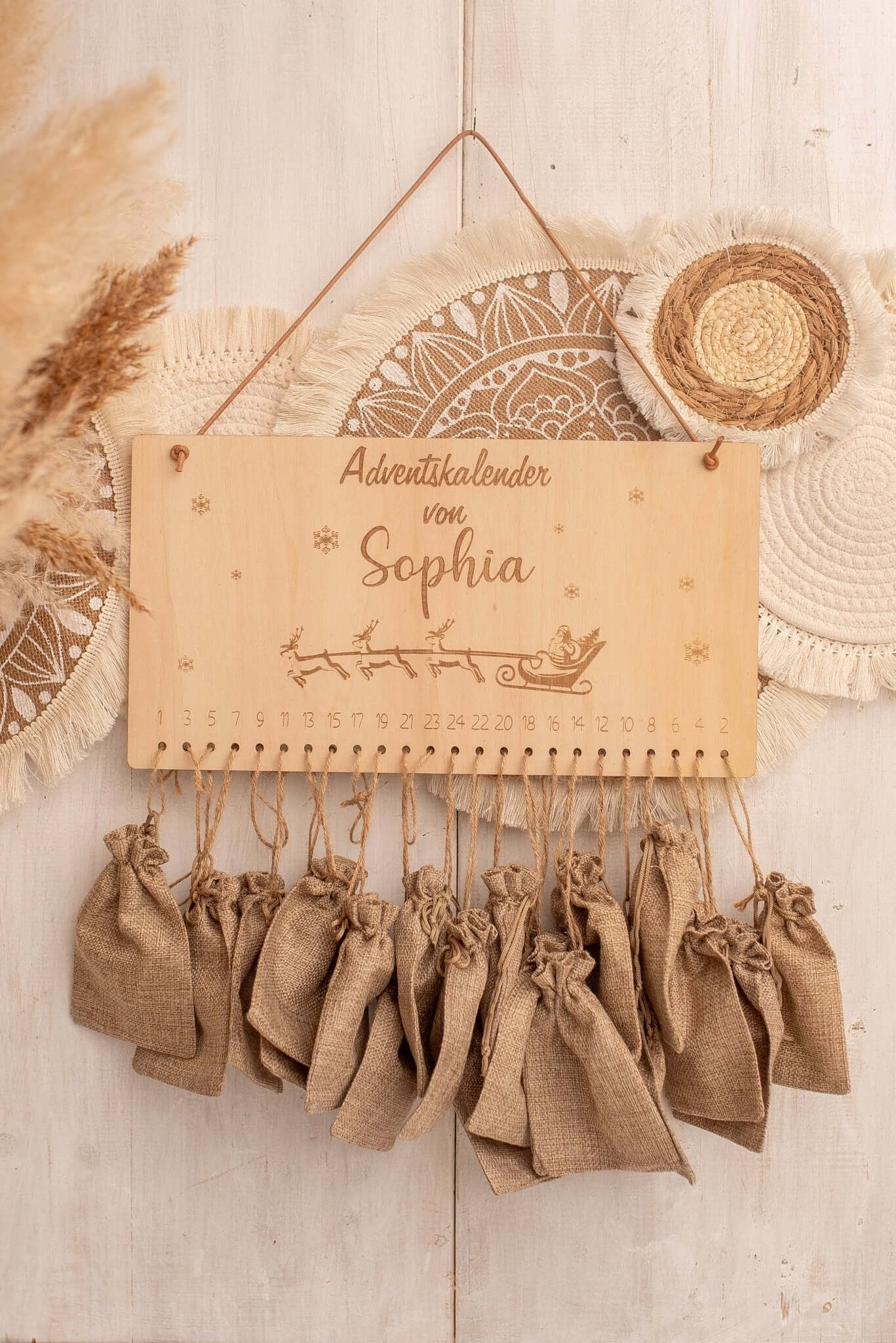 Adventskalender Personalisiert zum befüllen - milessimo