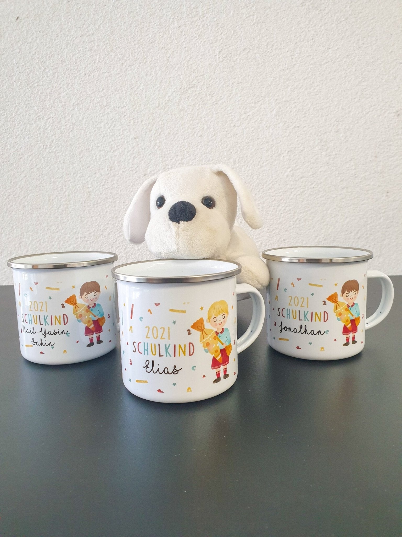 Emaille Tasse Schulkind - milessimo