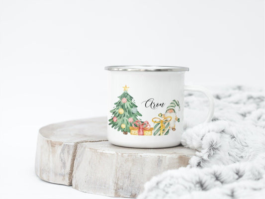 Emaille Tasse Weihnachten - milessimo