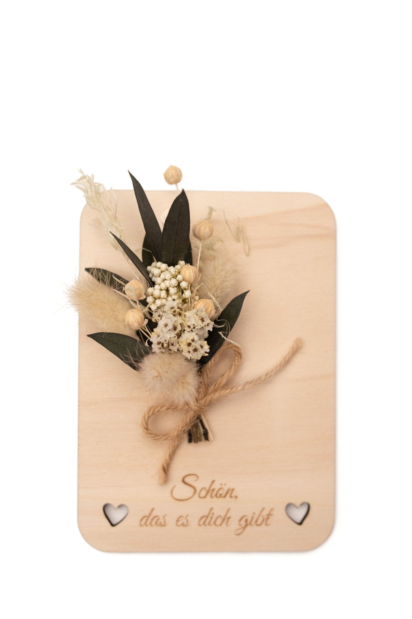 Holz Karte - Schön das es dich Gibt - milessimo