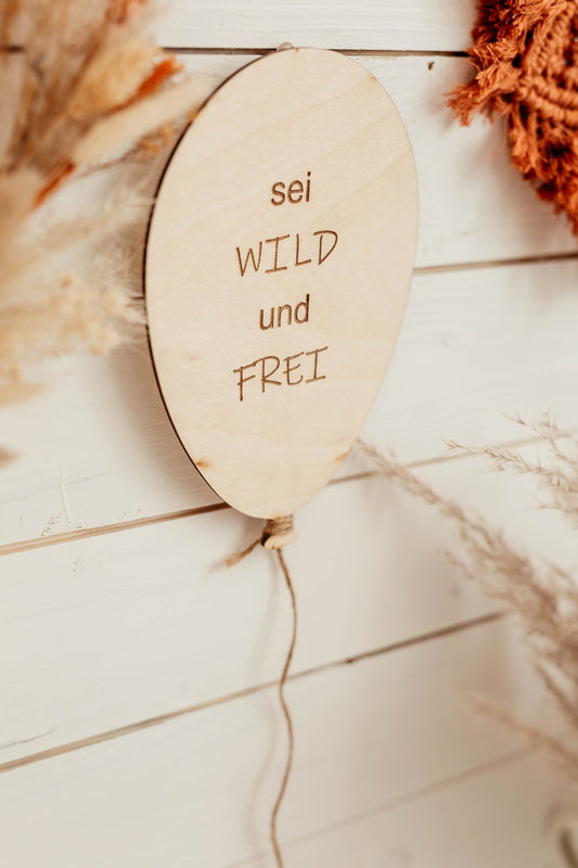 Holz - Luftballon - milessimo