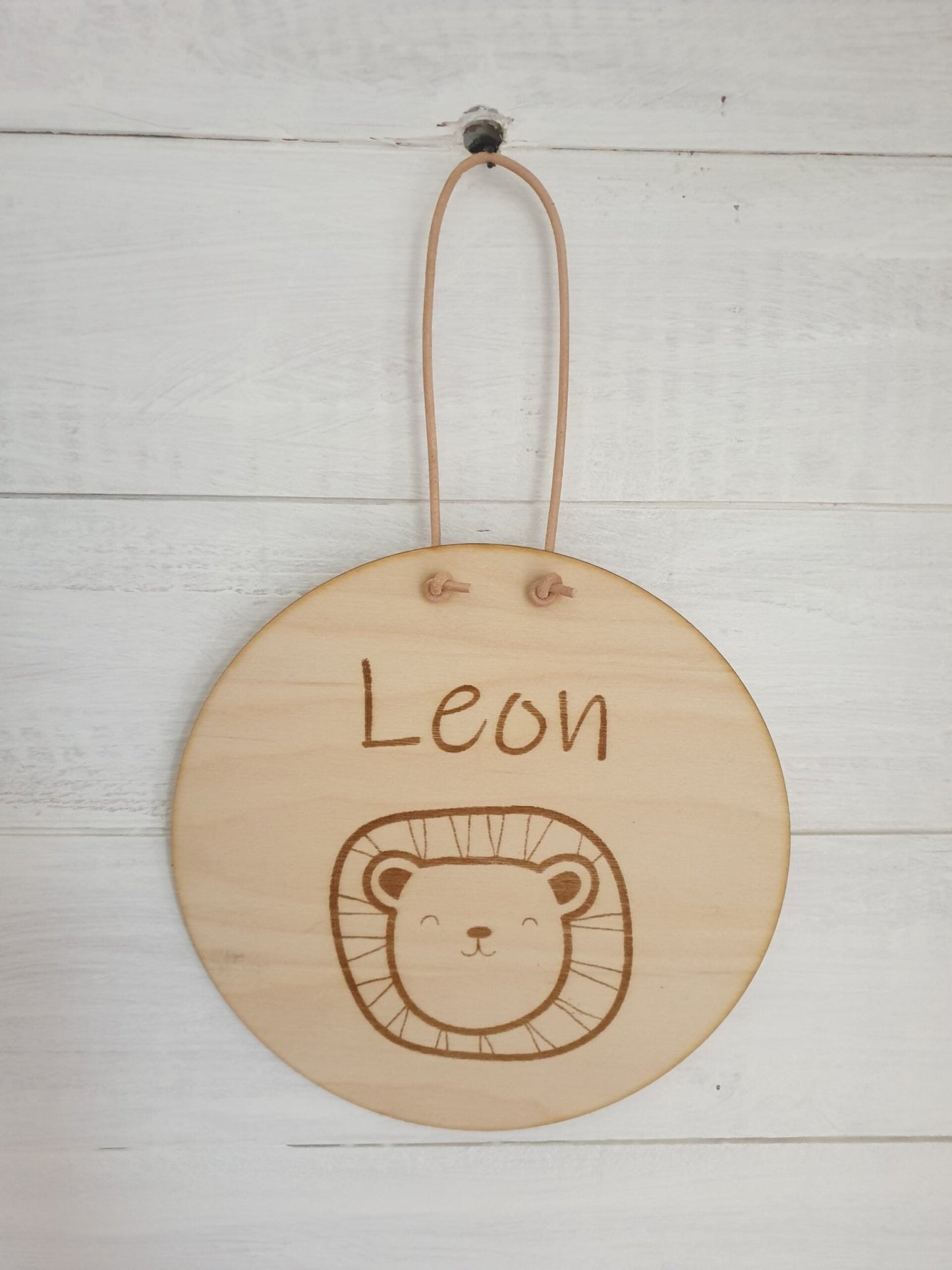 Holzscheibe - Namen - milessimo