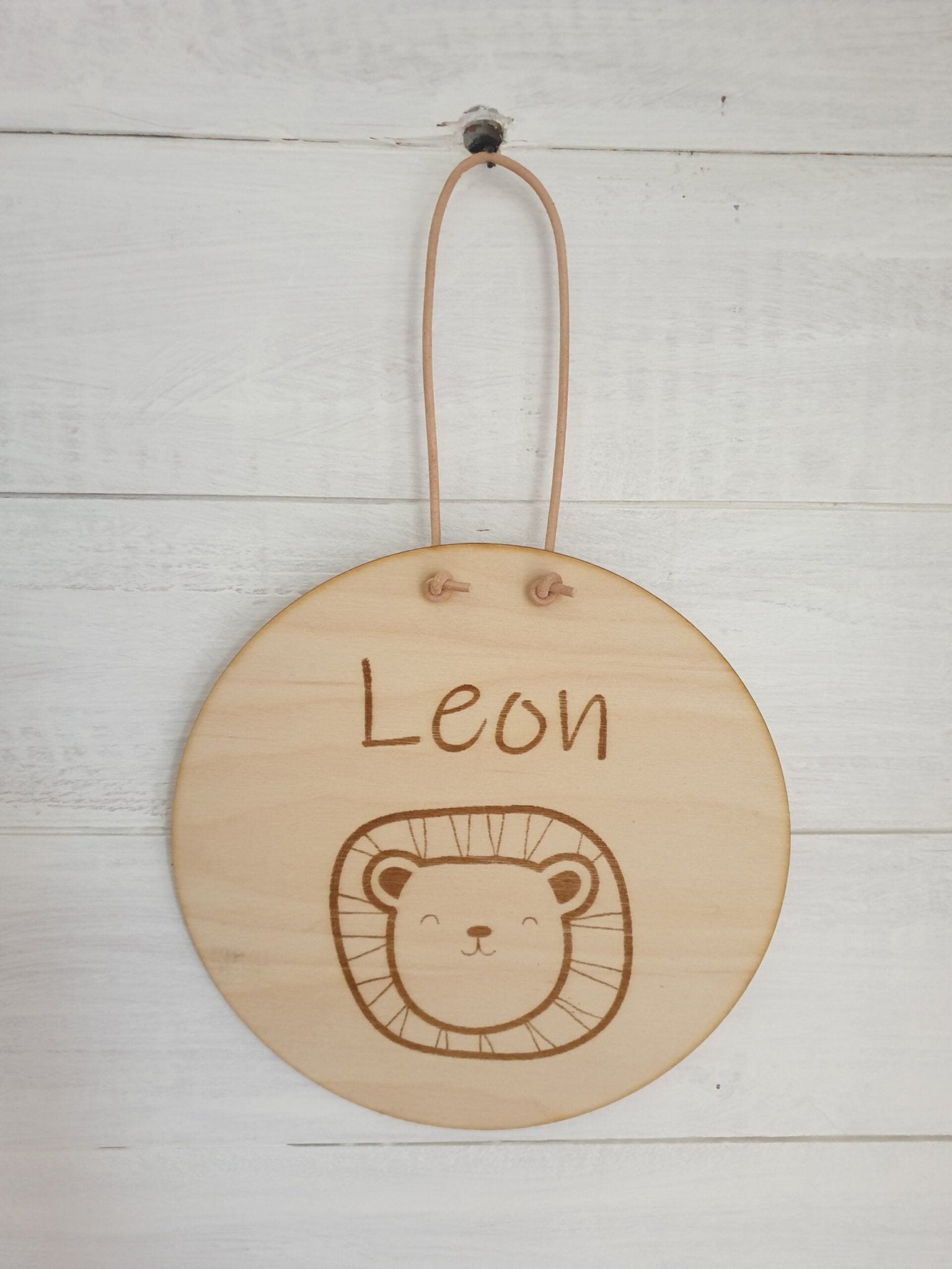 Holzscheibe - Namen - milessimo