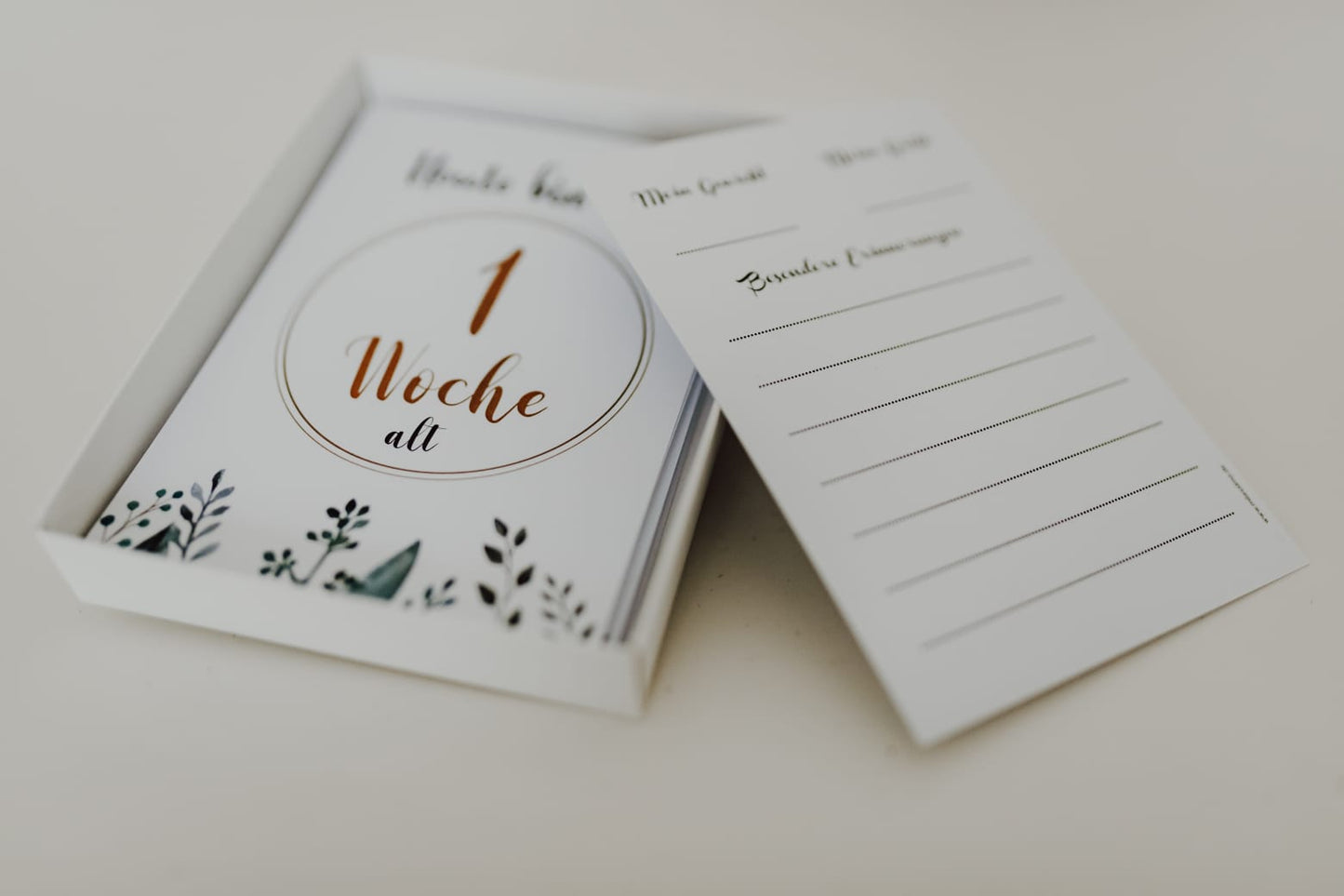 Meilensteinkarten 1 Lebensjahr - milessimo