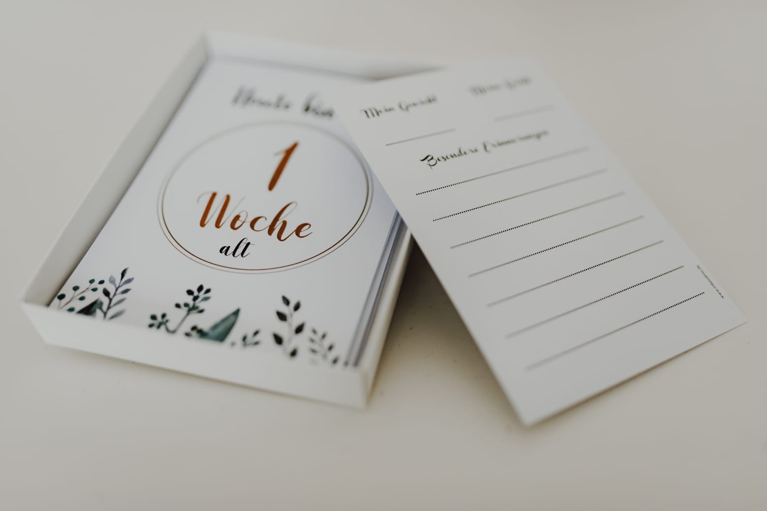 Meilensteinkarten 1 Lebensjahr - milessimo