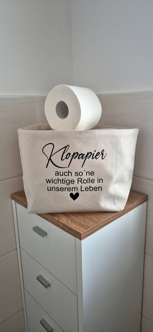 Aufbewahrungskorb Klopapier| Aufbewahrungskorb | Dekoration| Geschenk für Camper | Klopapierhalter| Toilletenpapierkorb | Dekoration Bad